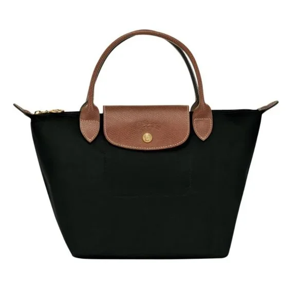 Authentic LONGCHAMP Le Pliage Small Black Tote - Picture 2 of 8